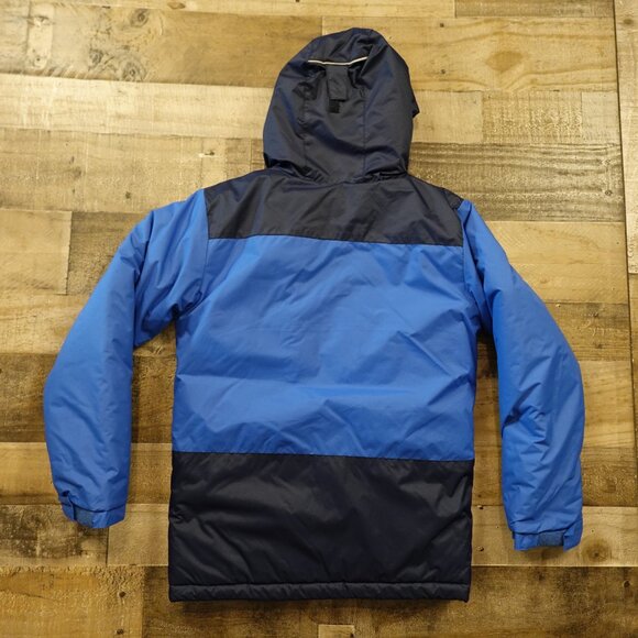 Columbia Lightning Lift Insulated Jacket Boys Large Blue Hooded Winter - Picture 10 of 12